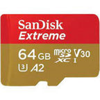 Memoria SanDisk Micro SDXC 64GB Extreme - 170MB/s 4K Clase 10 A2 V30