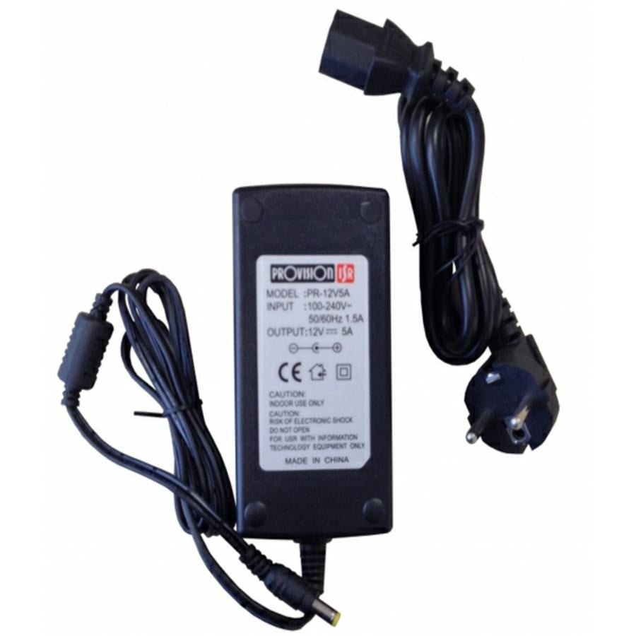 Fuente de Poder Provision ISR PR-12V5A 12V/5A - Para Cámaras de Seguridad Imagen principal del producto