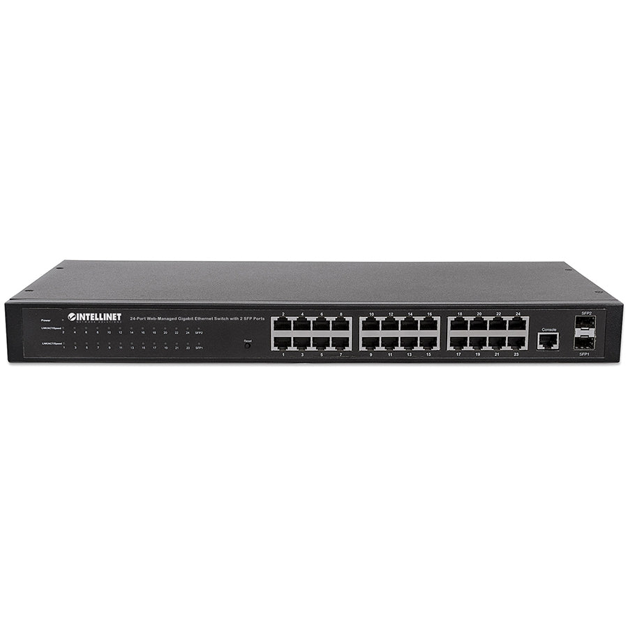 Switch Intellinet 560917 24 Puertos Gigabit + 2 SFP Administrable