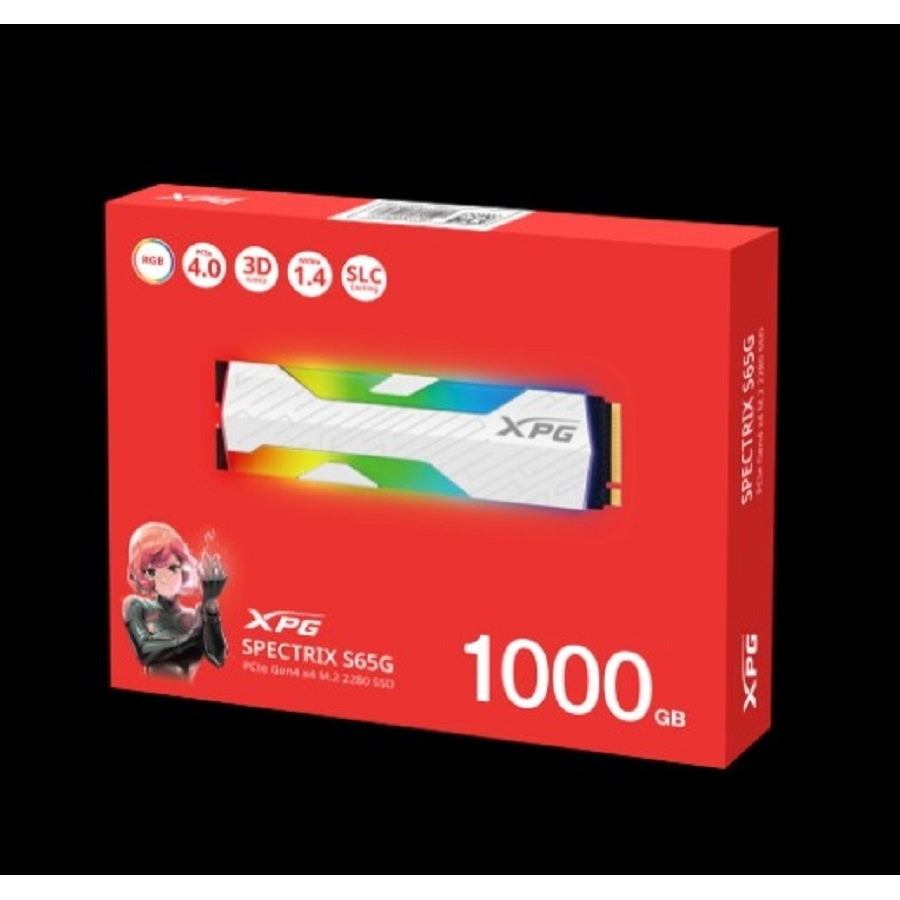 SSD ADATA XPG SPECTRIX S65G 1TB NVMe - 6000 MB/s Lectura, PCIe 4.0