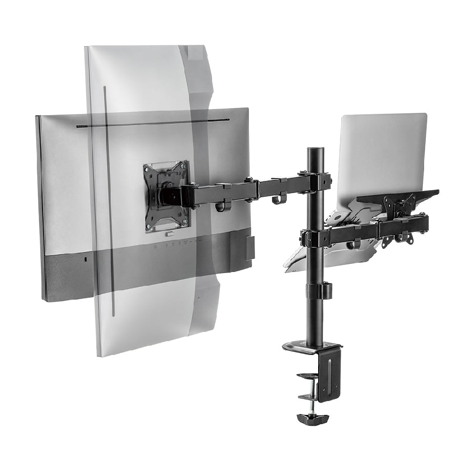 Soporte 2 en 1 ACTECK ADVANCED SERIES para Monitor y Laptop - Escritorio Imagen principal del producto