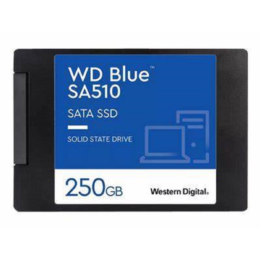 SSD WD Blue 250GB 2.5" SATA3 - 555MB/s lectura, 3D NAND Imagen principal del producto
