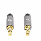 Cable de Audio Estéreo Manhattan 356015 - 5M, Conectores 3.5MM, Aluminio
