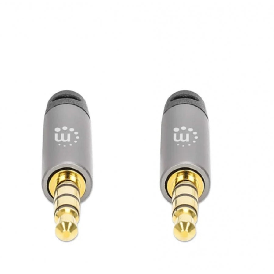 Cable de Audio Estéreo Manhattan 356015 - 5M, Conectores 3.5MM, Aluminio