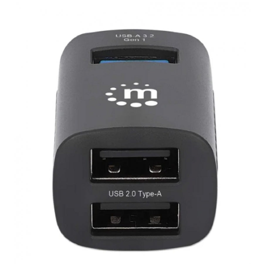 Hub USB-C Manhattan 180993 - 3 Puertos USB-A, USB 3.0 y USB 2.0