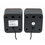 Bocina Manhattan 161435 Cubo USB - 6W, Sonido Estéreo, Diseño Compacto