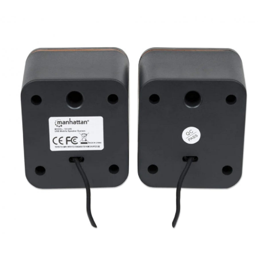 Bocina Manhattan 161435 Cubo USB - 6W, Sonido Estéreo, Diseño Compacto
