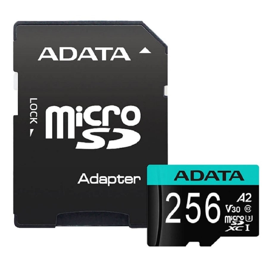Memoria ADATA Micro SDXC 256GB UHS-I Clase 10 V30 A2 - Con Adaptador Imagen secundaria del producto
