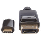 Cable USB-C a DisplayPort Manhattan 152464 - 2.0M 4K60Hz Negro