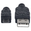 Cable USB Manhattan 307161 USB-A a Micro-B 1.0m - Alta velocidad 2.0, Negro
