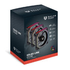 Kit 3 Ventiladores Balam Rush Eolox Link EXL95 120mm RGB - 1800 RPM, Silencioso