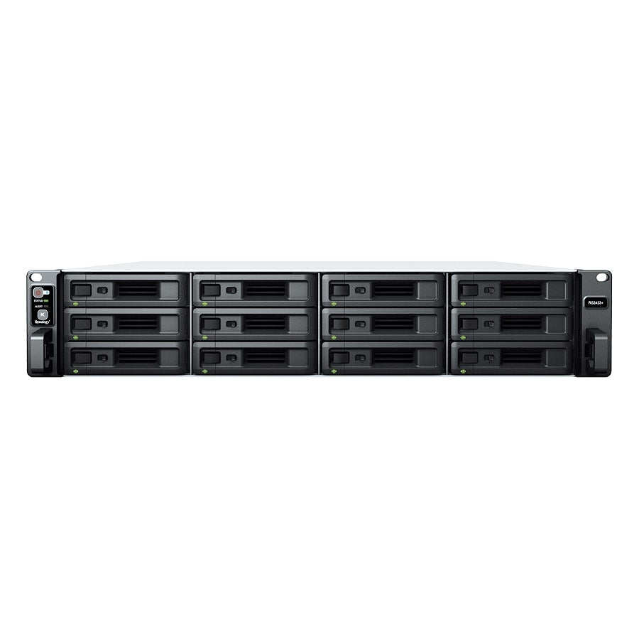 NAS Synology RS2423+ 12 Bahías - AMD Ryzen, 8GB DDR4, hasta 216TB