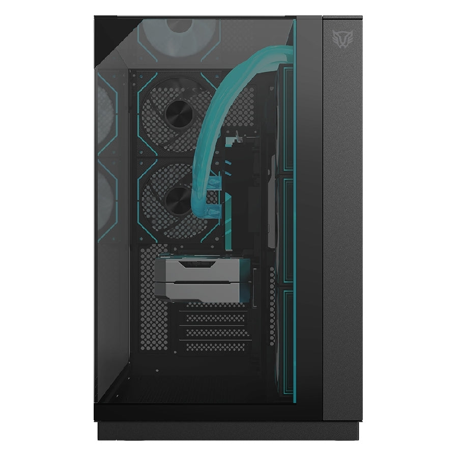 Gabinete Gamer Balam Rush Tank Majestic Media Torre ATX - Triple Cristal Templado ARGB