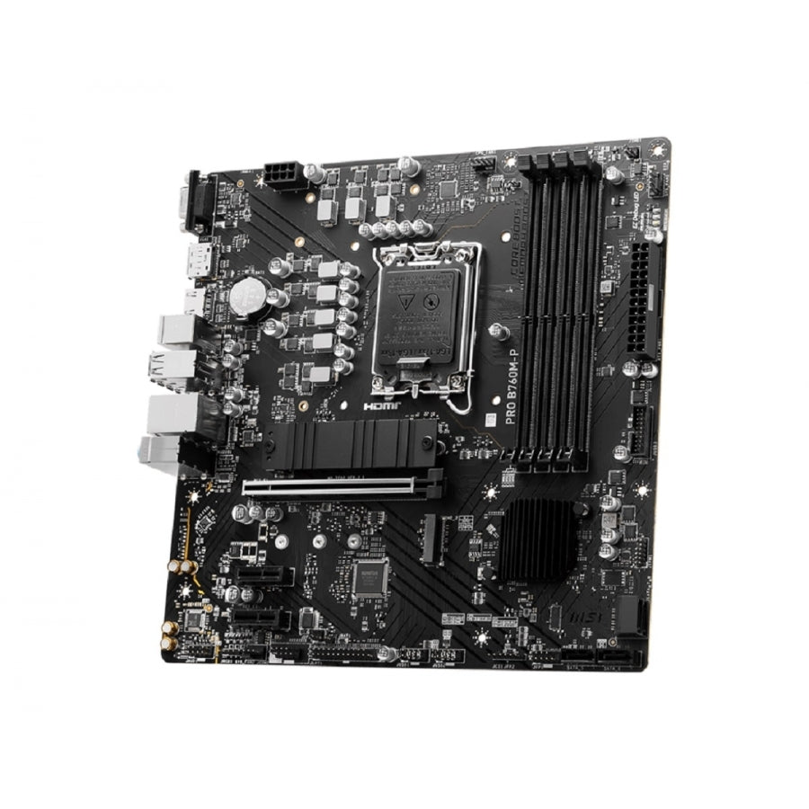 Tarjeta Madre MSI PRO B760M-P - Intel LGA1700, DDR5, PCIe 4.0, M.2 Imagen secundaria del producto