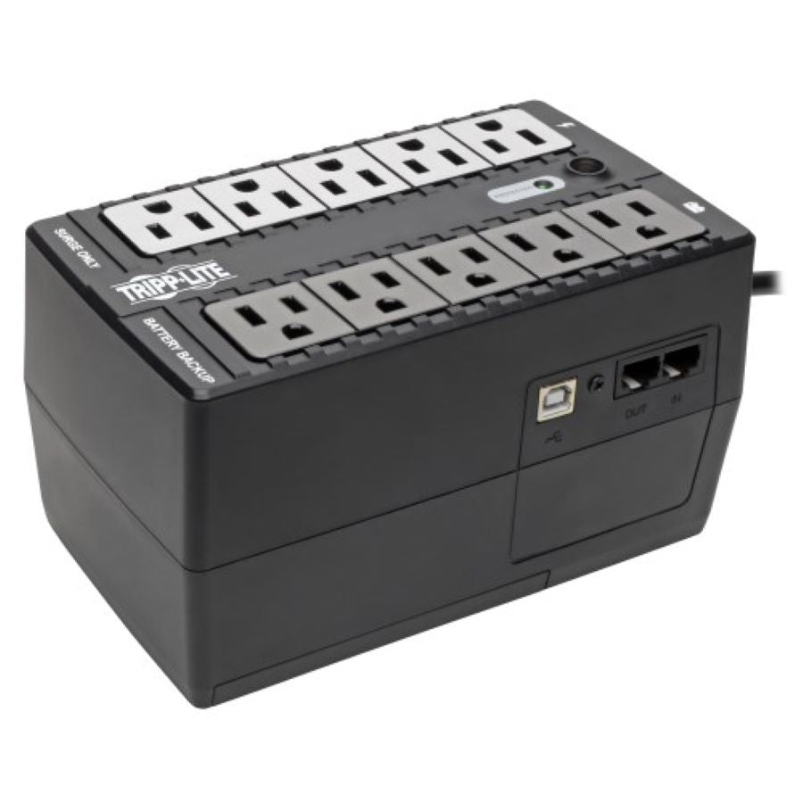 No Break Tripp Lite Internet600U 600VA 325W - 10 Tomacorrientes USB Monitoreo Imagen principal del producto