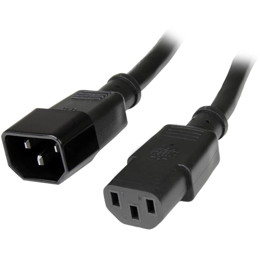 Cable de Corriente StarTech PXT100146 1.8M - C14 a C13, 14 AWG 15A
