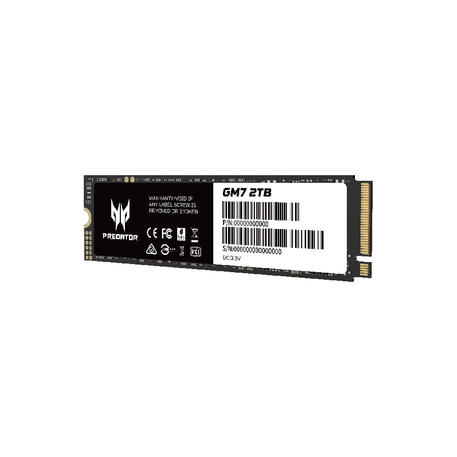 SSD Predator GM7 2TB M.2 NVMe PCIe 4.0 - 7200 MB/s Lectura Imagen principal del producto