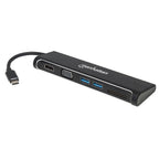 Docking Manhattan USB-C 4 en 1 - HDMI, VGA, USB 3.1 y Lector SD
