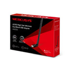 Tarjeta de Red USB TP-Link Mercusys MU6H Banda Dual AC650 - 433 Mbps