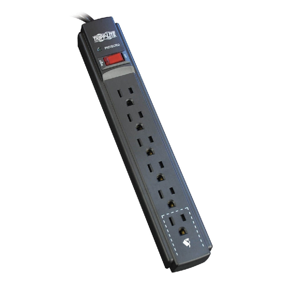 Supresor de Picos Tripp-Lite TLP606B 6 Contactos - 790 Joules, Cable 1.83m