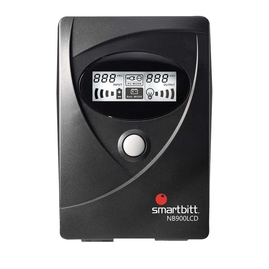 No-Break SMARTBITT SBNB900LCD 900 VA - 6 Contactos, Pantalla LCD, 25 Min Respaldo Imagen secundaria del producto