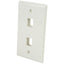 Placa de Pared StarTech 2 Salidas RJ45 - Blanca, Universal, Instalación Fácil