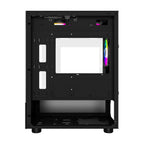 Gabinete Ocelot Gaming Glass EN6 Mini Tower - Cristal Templado, 3 Ventiladores