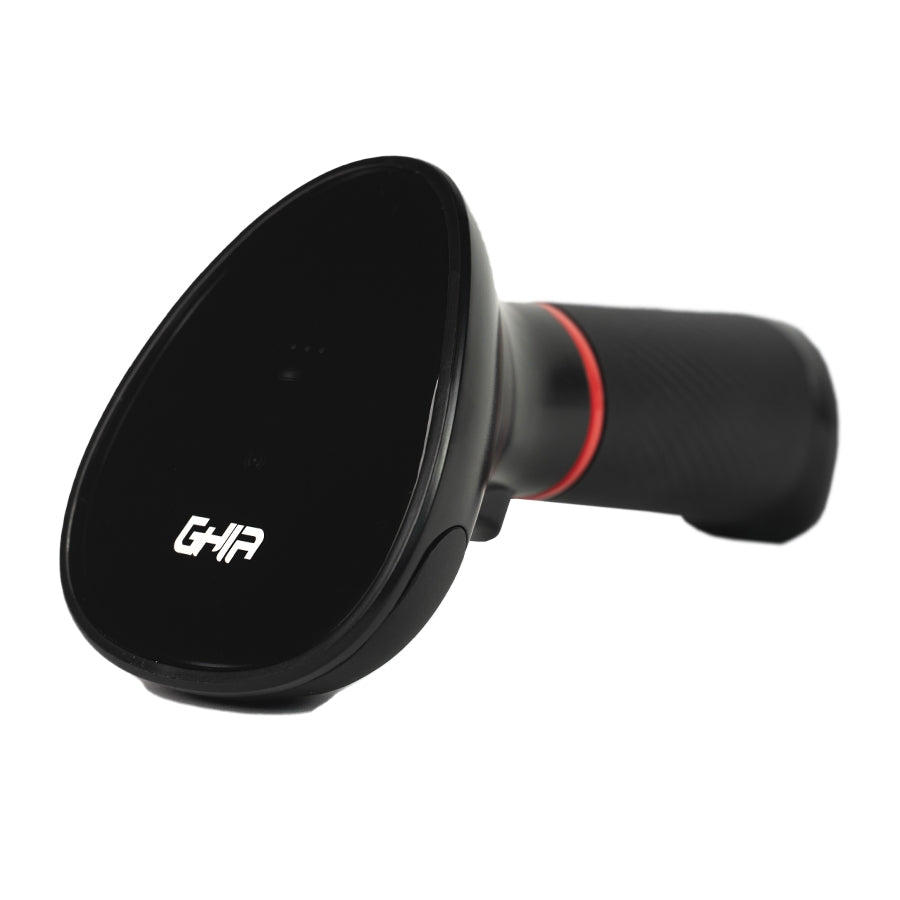 Lector de Códigos de Barras GHIA GSW2 Inalámbrico 2D - Bluetooth, USB, Base de Carga