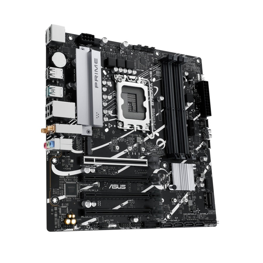 Tarjeta Madre ASUS PRIME B760M-A AX6 II Socket 1700 - DDR5, WiFi 6, M.2 NVMe