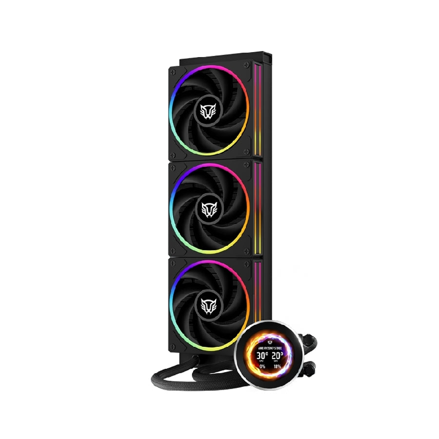 Enfriamiento Líquido Balam Rush BR-941808 - Pantalla OLED, 3 Ventiladores ARGB, 300W
