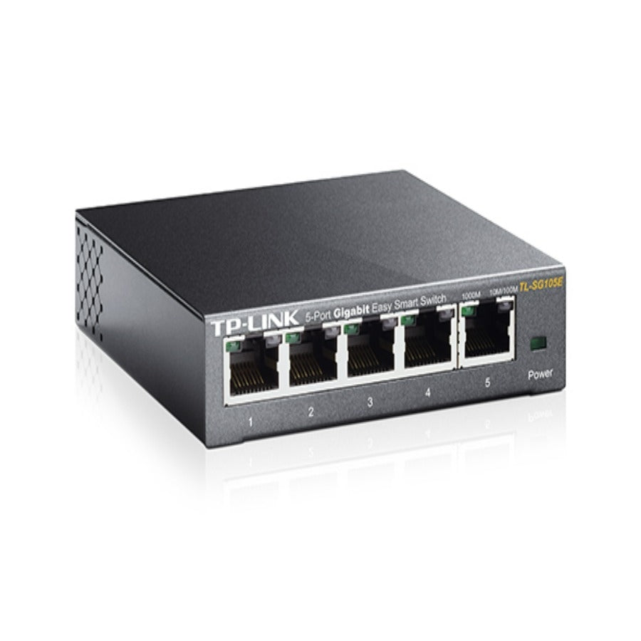 Switch TP-Link TL-SG105E 5 Puertos Gigabit - Plug and Play