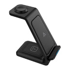 Cargador de Escritorio Acteck Energon S-Mate AC-937153 - Inalámbrico QI 15W, 3 Dispositivos