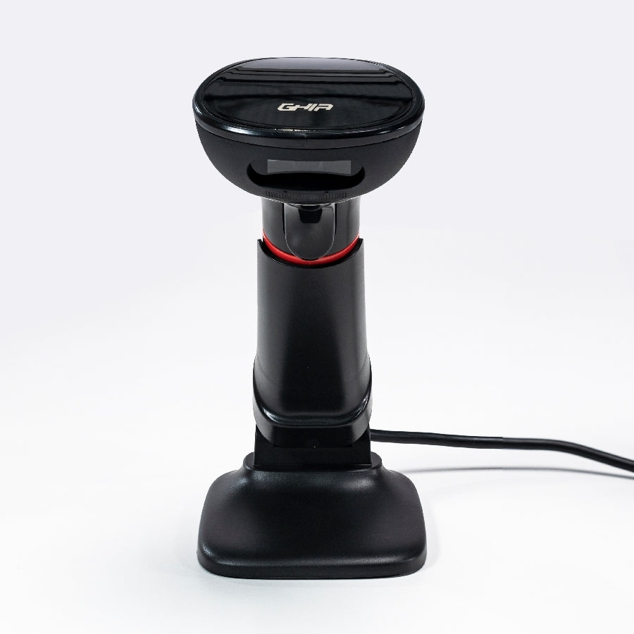 Lector de Códigos de Barras Ghia GS2DB2 2D - USB, QR, Base Incluida