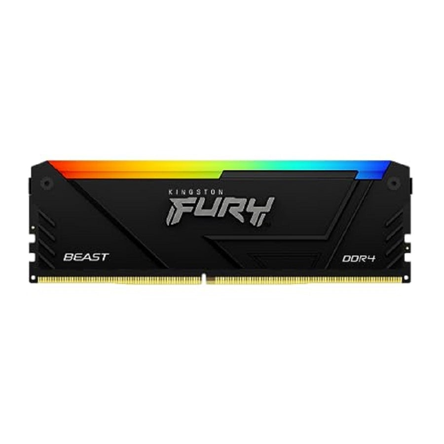 Memoria RAM Kingston Fury Beast 16GB DDR4 3600MHz - XMP RGB Gamer Imagen principal del producto