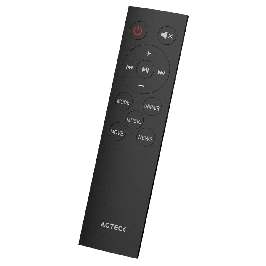 Barra de Sonido Acteck Dynamic Thin BS600 - Sistema 2.1 60W Bluetooth HDMI