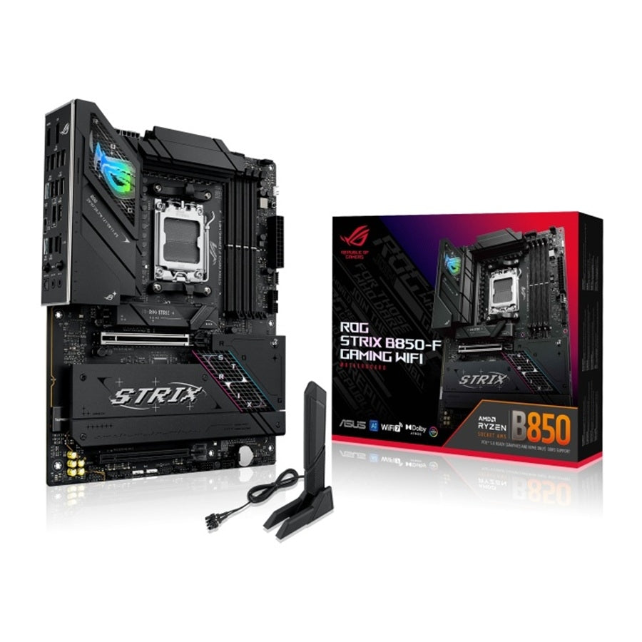 Tarjeta Madre ASUS ROG STRIX B850-F Gaming WiFi - Socket AM5, DDR5 8000, WiFi 7