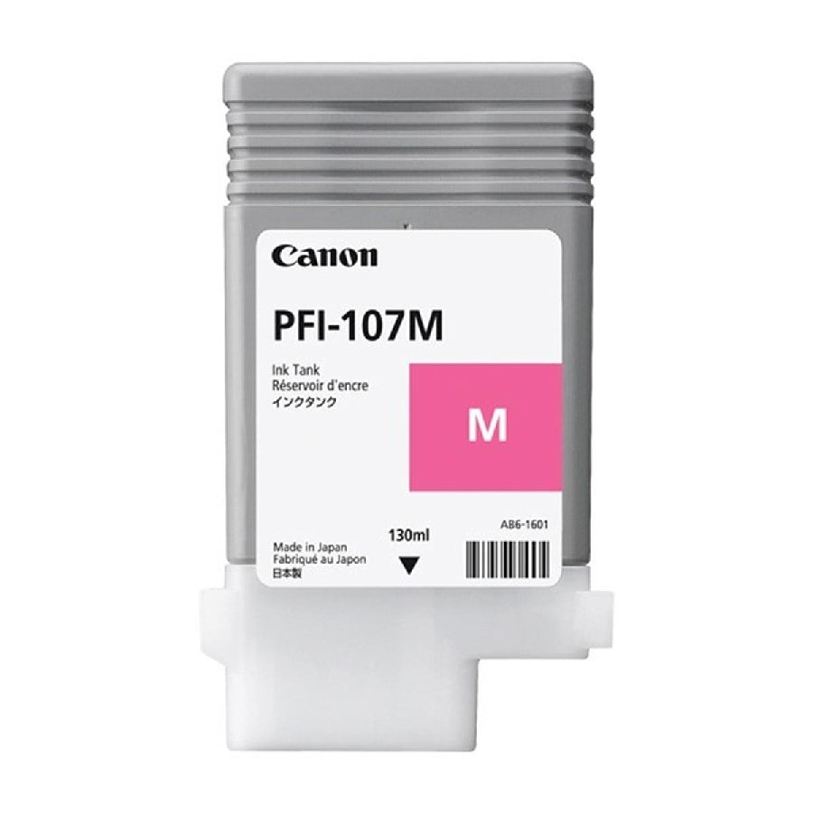 Tanque de Tinta Canon PFI-107M Magenta 130ml - Para ImagePROGRAF 680/685/780/785 Imagen principal del producto