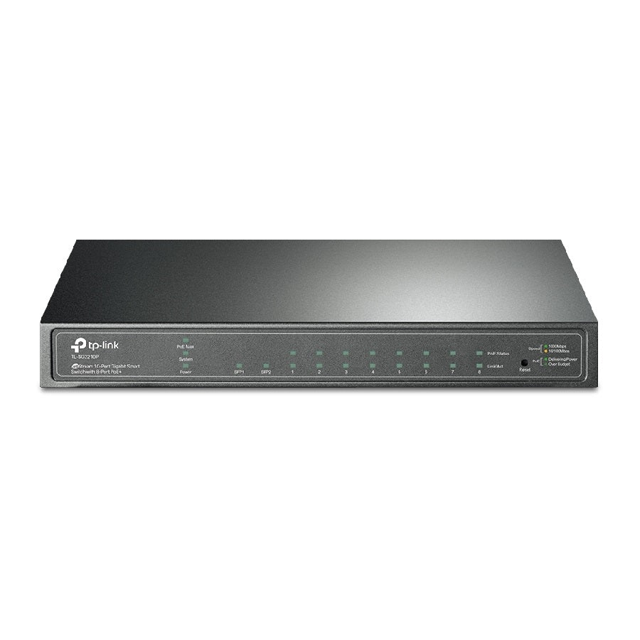 Switch TP-Link SG2210P 10 Puertos Gigabit Administrable PoE L2 con 2 SFP