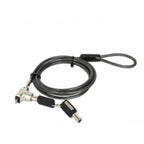 Candado Manhattan Nano para Laptop 440486 - Cable 1.8m, Llave Doble