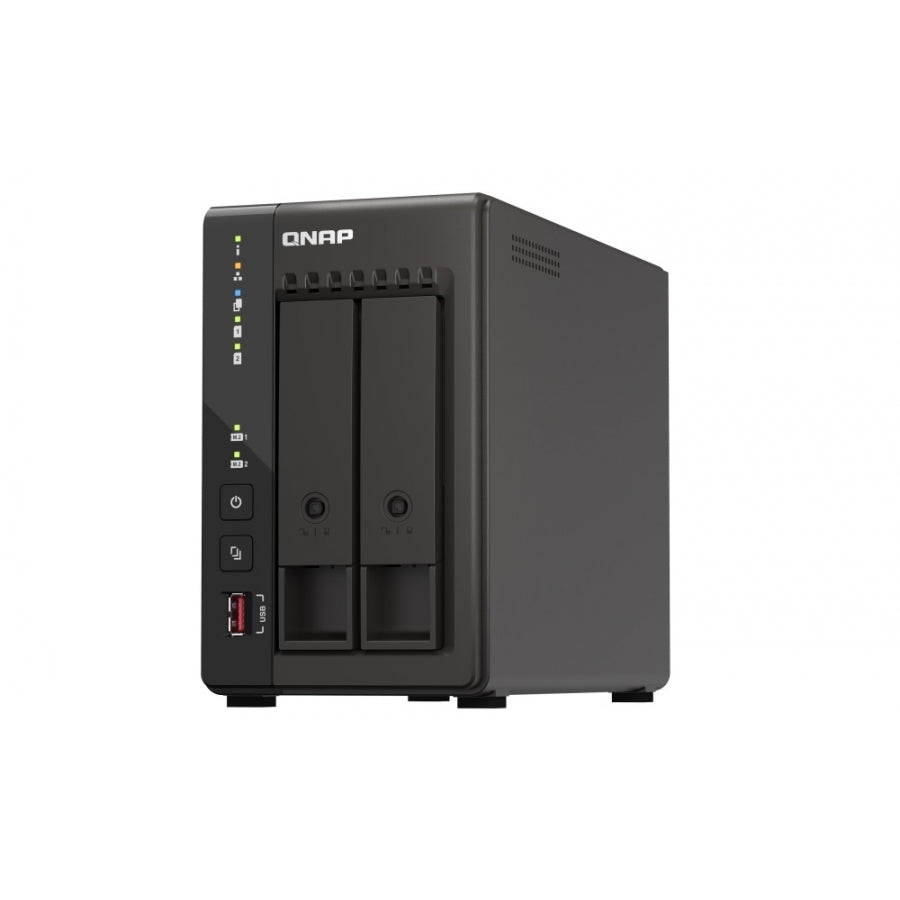 NAS QNAP TS-253E-8G 2 Bahías - 8GB RAM, 2 Puertos 2.5GBE, Intel Celeron