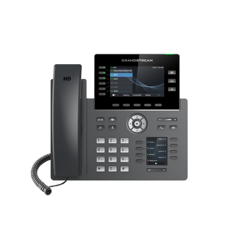 Teléfono IP Grandstream GRP2616 - 6 Líneas SIP, Pantallas Duales, WiFi y Bluetooth Imagen secundaria del producto