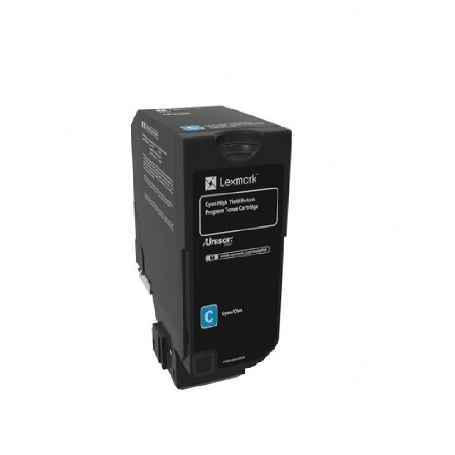 Tóner Lexmark 74C4HC0 Cyan Alto Rendimiento - 12000 Páginas para CS725 Imagen principal del producto