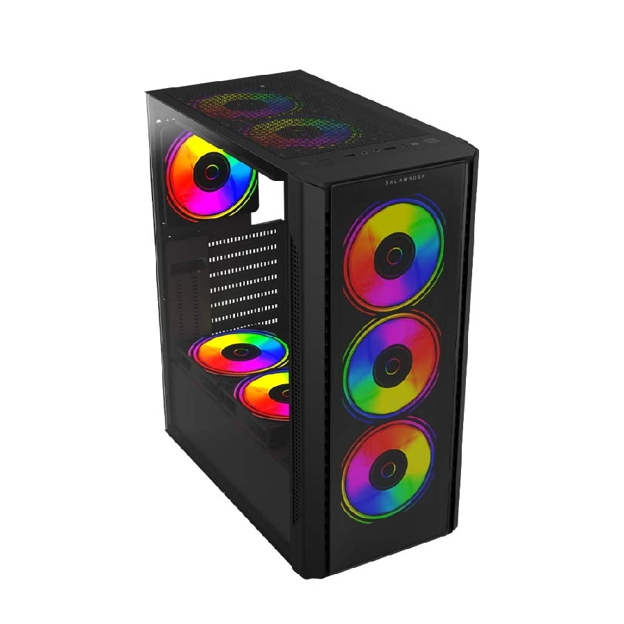 Gabinete Gamer Balam Rush Dragonfly BR-935968 - Media Torre ATX, Cristal Templado, RGB Imagen principal del producto