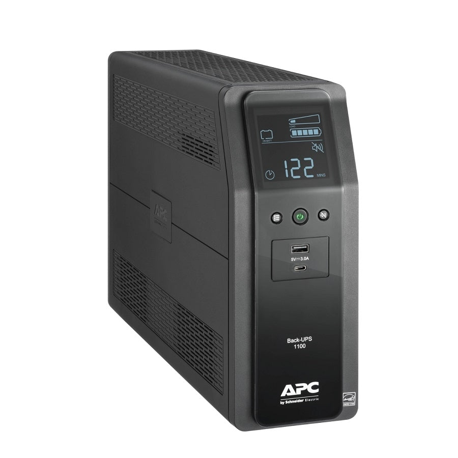 No-Break APC BR1100M2-LM 1100VA - 10 Tomas, 2 USB, AVR, Pantalla LCD