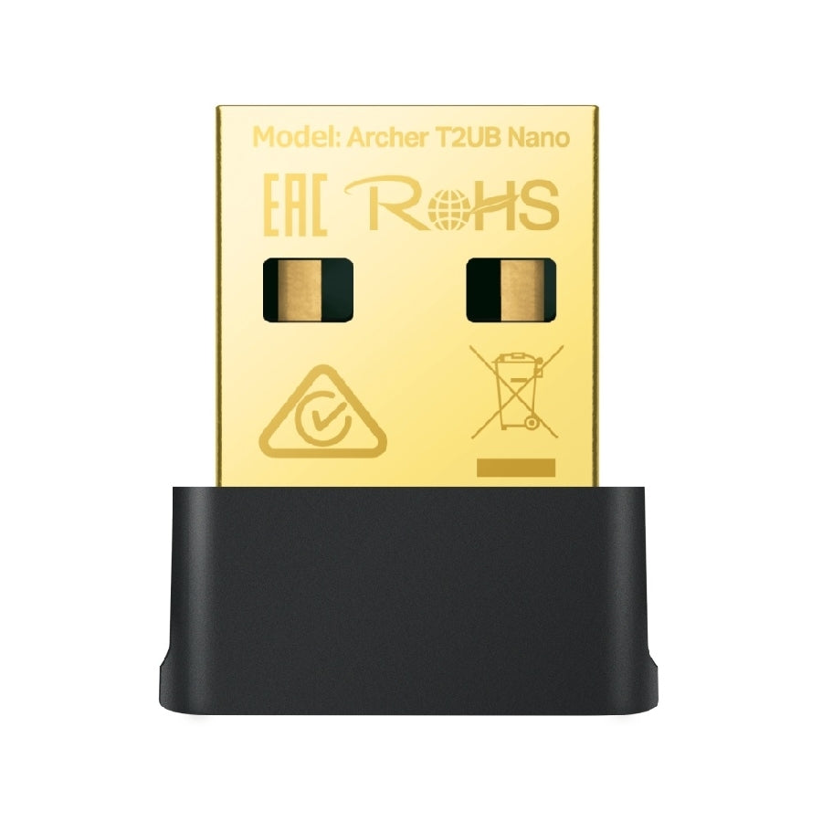 Tarjeta de Red TP-Link Archer T2UB Nano AC600 - WiFi Dual Band + Bluetooth 4.2 USB Imagen principal del producto