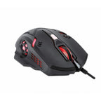Mouse Óptico Manhattan 179256 Gaming 6 Botones - 3200 DPI, LED RGB