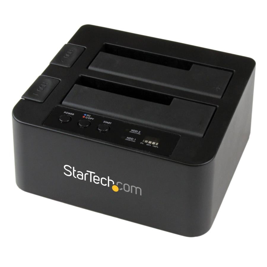 Base Clonadora StarTech SDOCK2U33RE USB 3.0 y eSATA - 2 Bahías SATA 2.5 y 3.5 Pulgadas