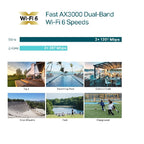 Access Point TP-Link EAP650-Outdoor Omada AX3000 WiFi 6 IP67