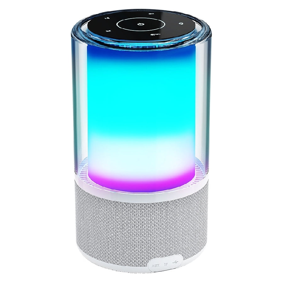 Bocina Acteck Glee Pure AP70 Inalámbrica Bluetooth - 20W con Subwoofer LED