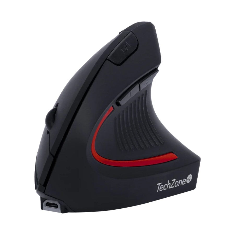 Mouse TechZone TZMOUINA-06 Inalámbrico Ergonómico Vertical - 2.4GHz, Recargable Imagen principal del producto